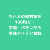 ツバメの巣対策を100均で！玄関・ベランダの実践アイデア満載